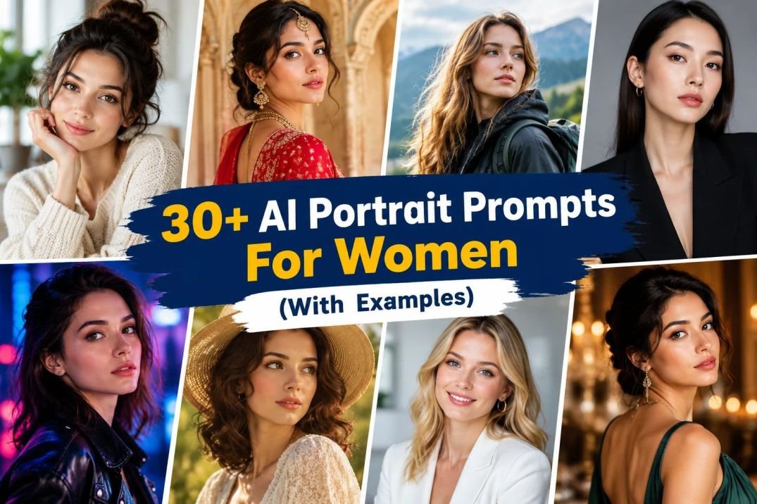 30+ AI Portrait Prompts For Women (With Examples)